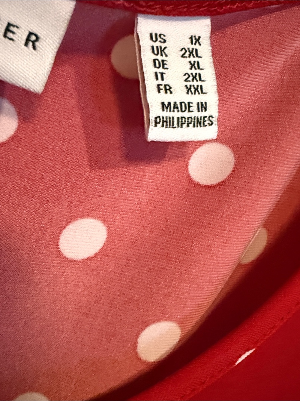 Susan Graver Red Polka Dot Sleeveless Swing Dress - Picture 5 of 13